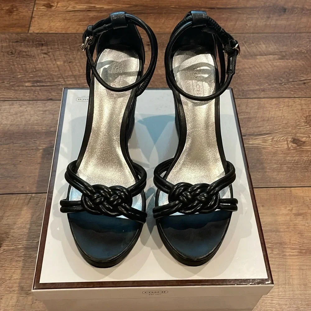 Coach Wedge Shoes - Picture 1 of 6